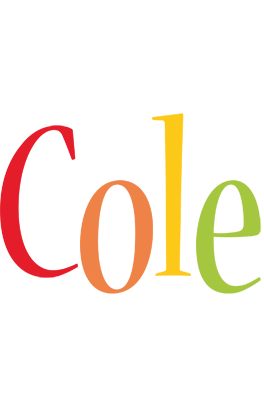 Cole birthday logo