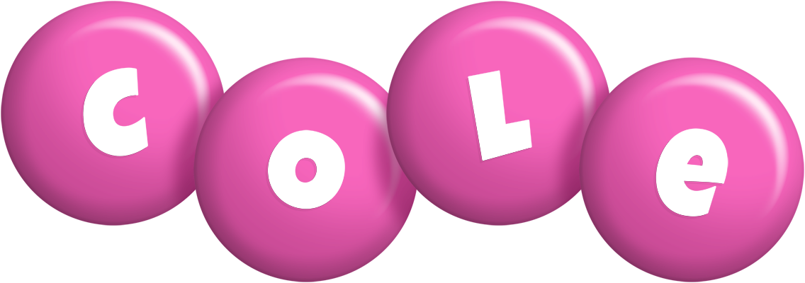 Cole candy-pink logo