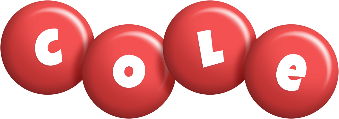 Cole candy-red logo