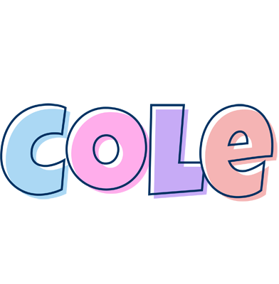 Cole pastel logo