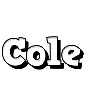 Cole snowing logo