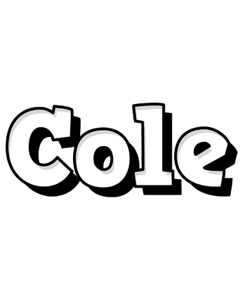 Cole snowing logo