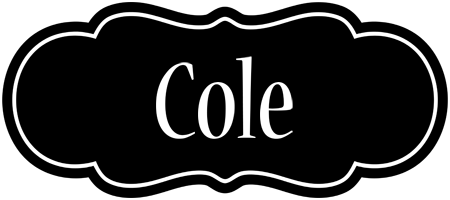 Cole welcome logo