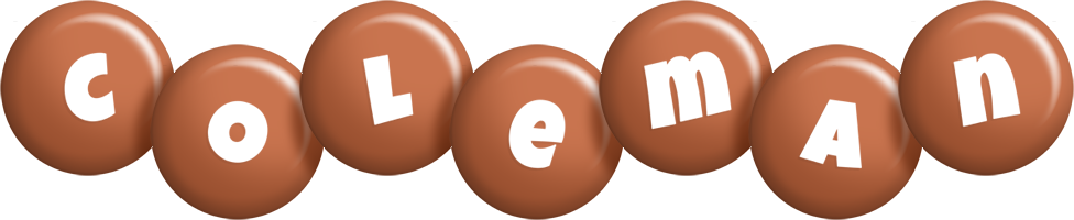 Coleman candy-brown logo