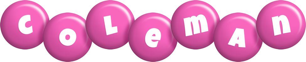 Coleman candy-pink logo