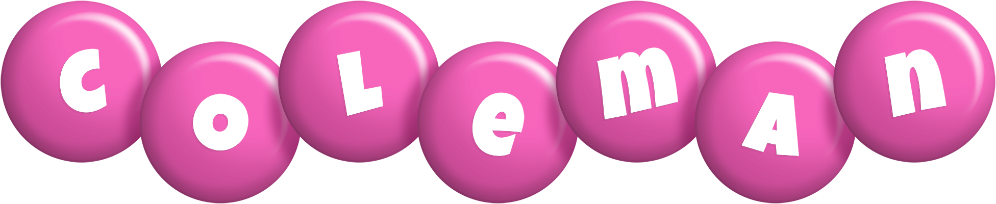 Coleman candy-pink logo
