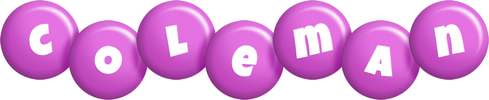 Coleman candy-purple logo