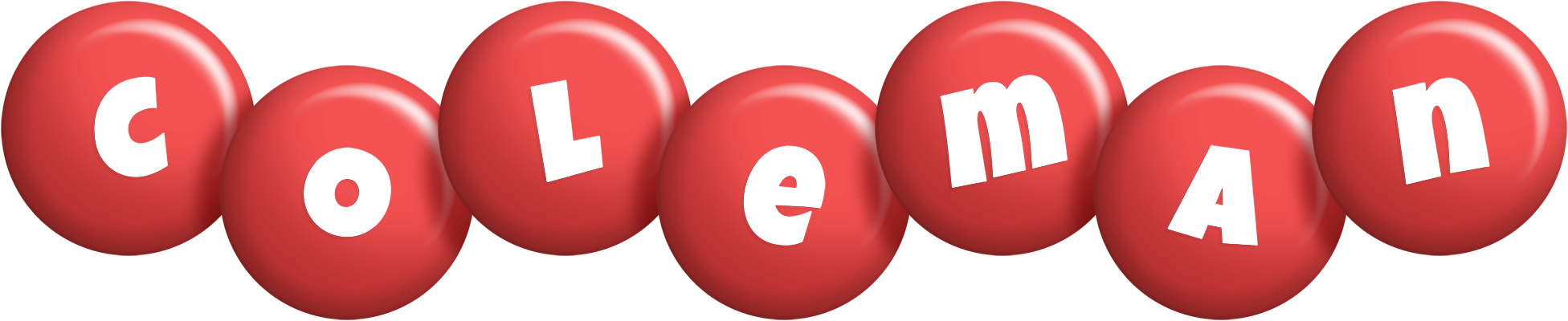 Coleman candy-red logo