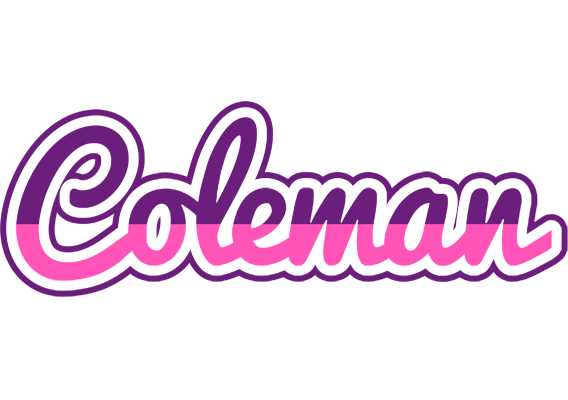 Coleman cheerful logo