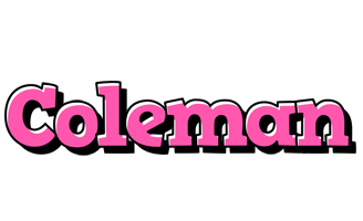 Coleman girlish logo