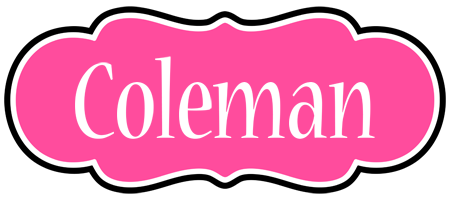 Coleman invitation logo