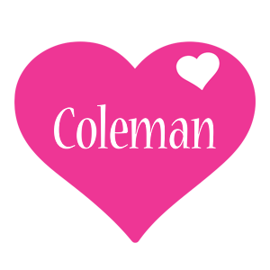 Coleman love-heart logo