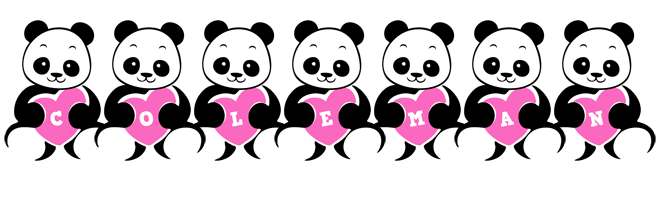 Coleman love-panda logo