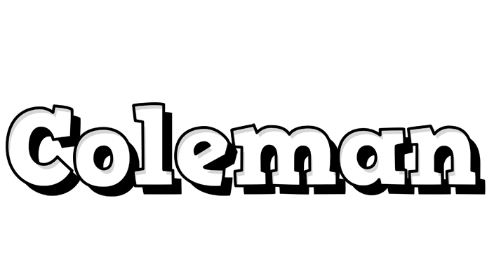 Coleman snowing logo