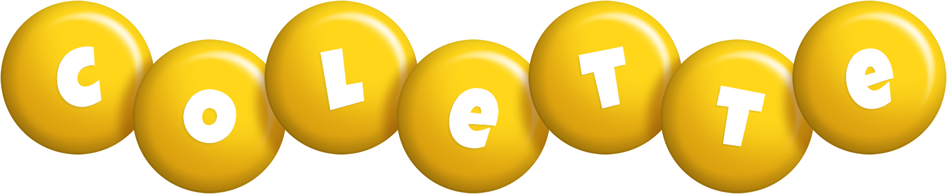 Colette candy-yellow logo