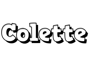 Colette snowing logo