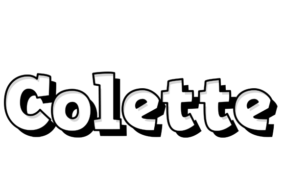 Colette snowing logo