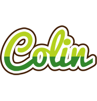 Colin golfing logo