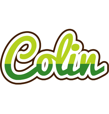 Colin golfing logo