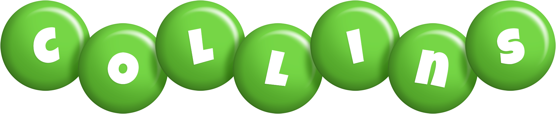 Collins candy-green logo