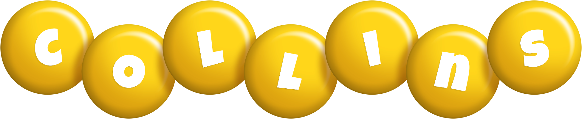 Collins candy-yellow logo