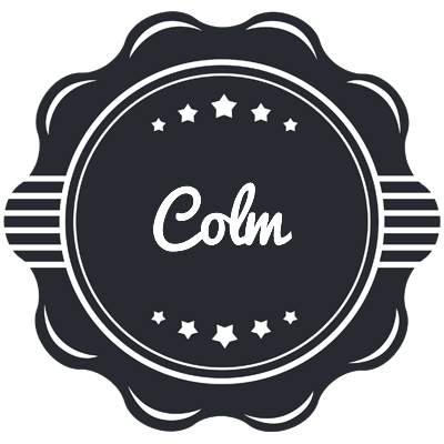 Colm badge logo