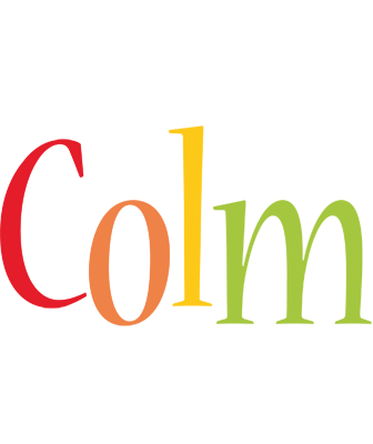 Colm birthday logo