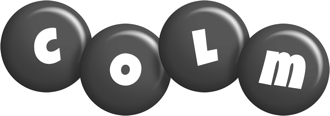 Colm candy-black logo