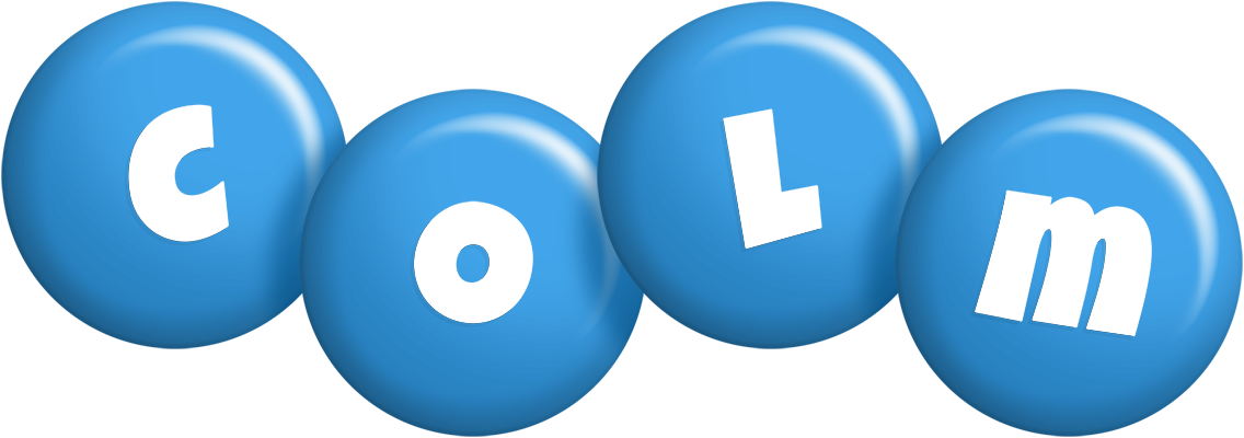Colm candy-blue logo