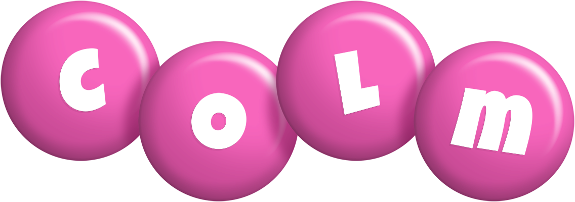Colm candy-pink logo