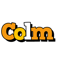 Colm cartoon logo