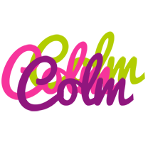 Colm flowers logo