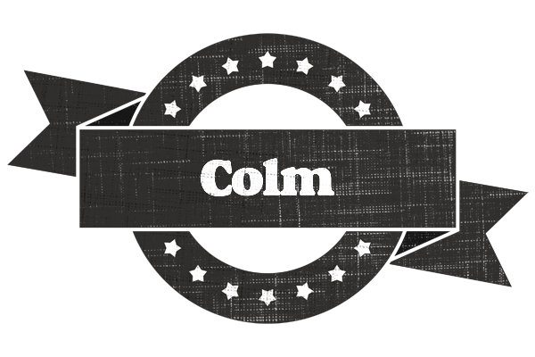 Colm grunge logo