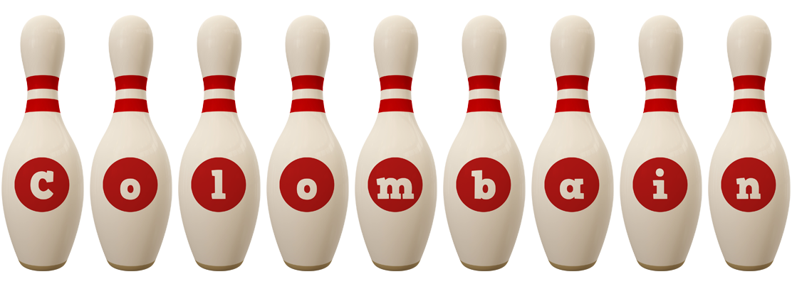 Colombain bowling-pin logo