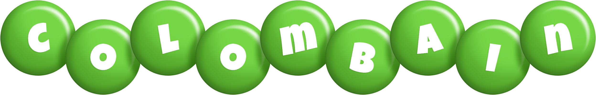 Colombain candy-green logo
