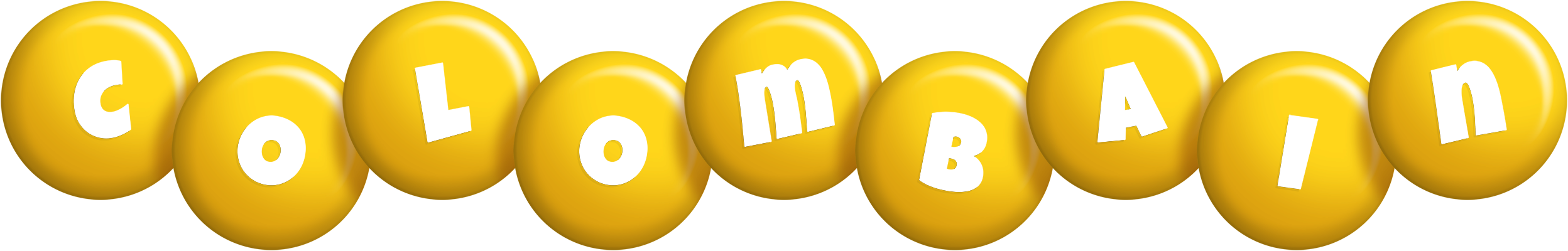 Colombain candy-yellow logo