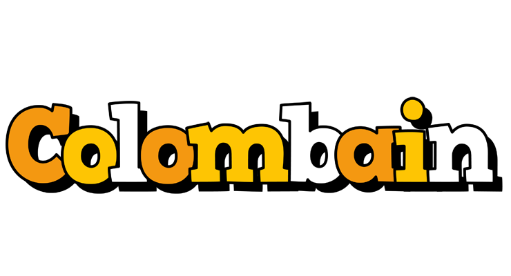 Colombain cartoon logo