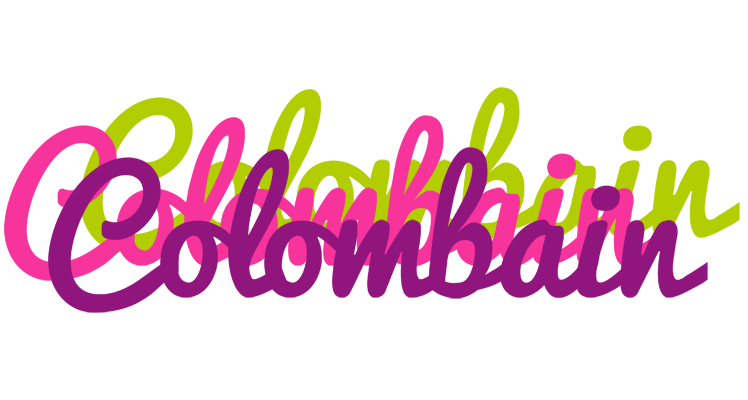 Colombain flowers logo