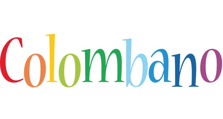 Colombano birthday logo