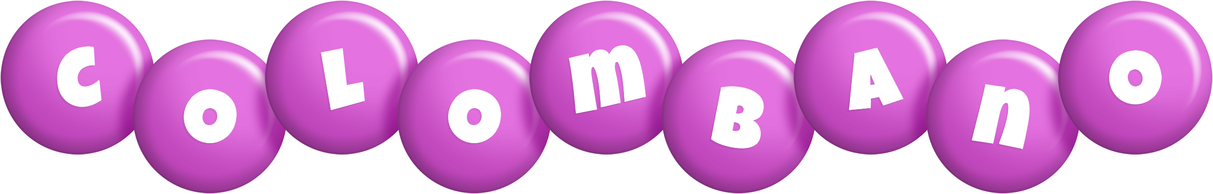Colombano candy-purple logo