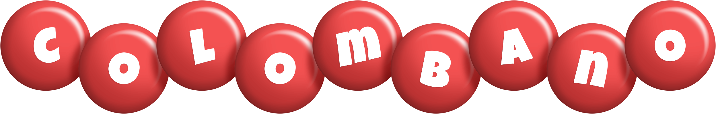 Colombano candy-red logo