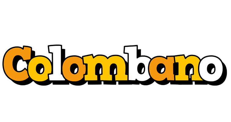 Colombano cartoon logo