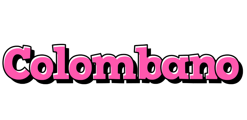Colombano girlish logo