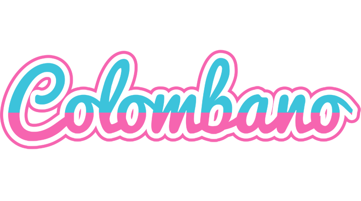 Colombano woman logo