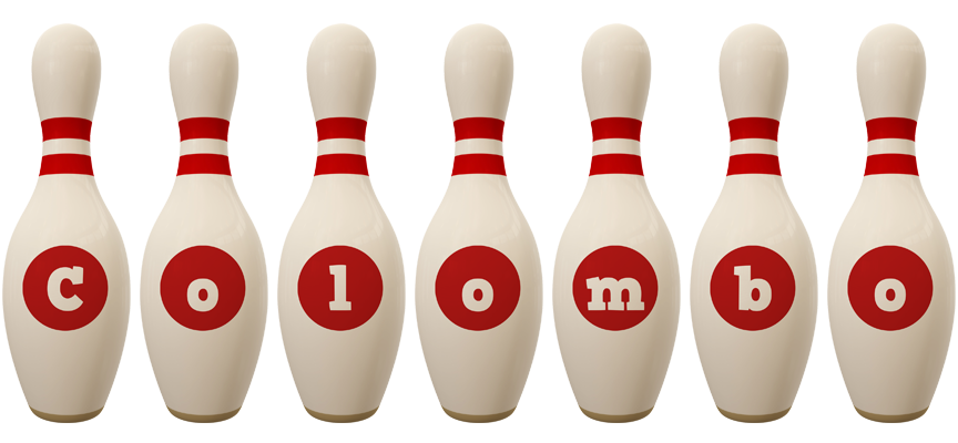 Colombo bowling-pin logo