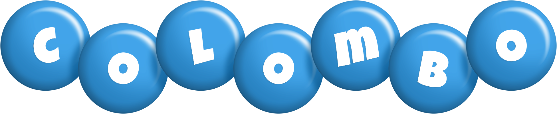 Colombo candy-blue logo