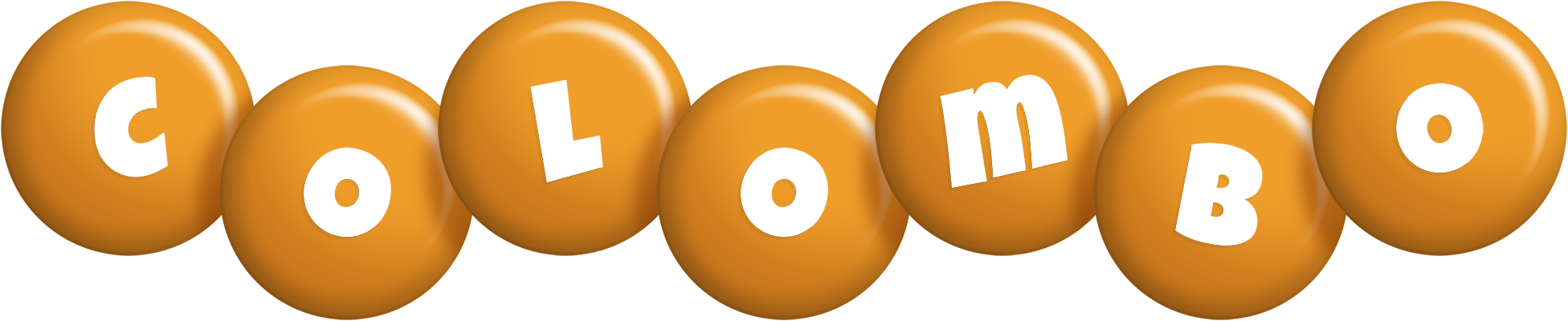 Colombo candy-orange logo