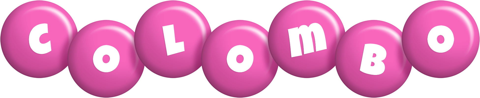 Colombo candy-pink logo