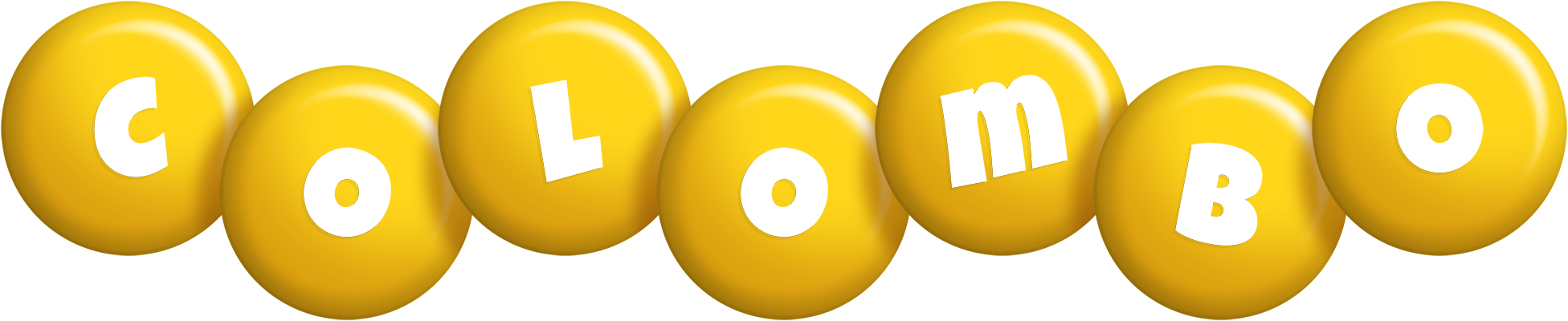 Colombo candy-yellow logo