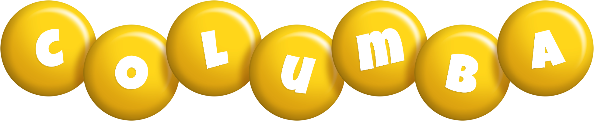 Columba candy-yellow logo